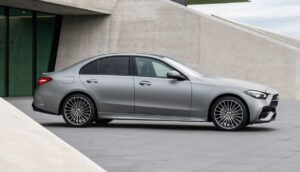 mercedes benz C Class Sedan 5th generation full side view