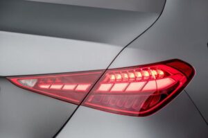 mercedes benz C Class Sedan 5th generation tail lights view