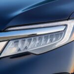 Honda Pilot Crossover SUV 3rd Gen Facelift headlamp close view