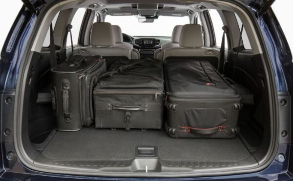 Honda Pilot Crossover SUV 3rd Gen Facelift luggage space view
