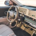 Hyundai Ioniq 5 SUV 1st generation front cabin interior view