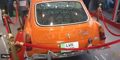 MG GT Classic Displayed at Pakistan Auto show 2022 legacy