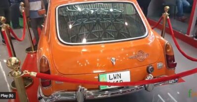 MG GT Classic Displayed at Pakistan Auto show 2022 legacy