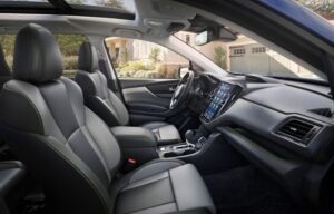 Subaru Ascent SUV 1st Generation refreshed front seats view