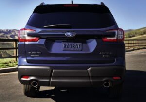 Subaru Ascent SUV 1st Generation refreshed full rear view