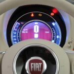 fiat 500 hatchback car 2nd generation instrument cluster view