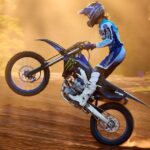Yamaha YZ250F Motocross Motorcycle awesome one wheel view