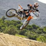ktm 125 SX off road sports motorcycle off road jump