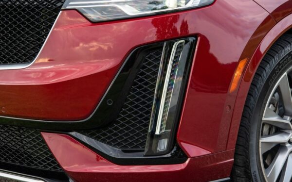Cadillac XT6 SUV 1st Generation fog lights close view