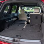 Cadillac XT6 SUV 1st Generation luggage room with folded seats