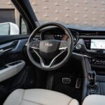 Cadillac XT6 SUV 1st Generation steering wheel and other interior features view