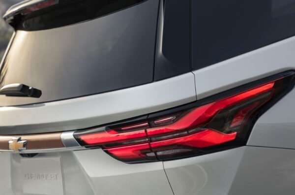 Chevrolet Traverse SUV 2nd Generation facelift tail lights close view