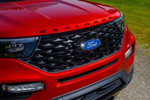 Ford Explorer SUV 6th Generation front grille close view