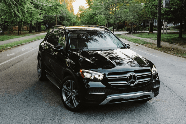 Mercedes Benz GLE Class SUV 4th Generation in black full view