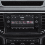 Volkswagen Atlas SUV 1st Generation infotainment screen view