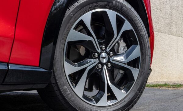 ford Mustang Mach e compact crossover 1st gen wheel design view