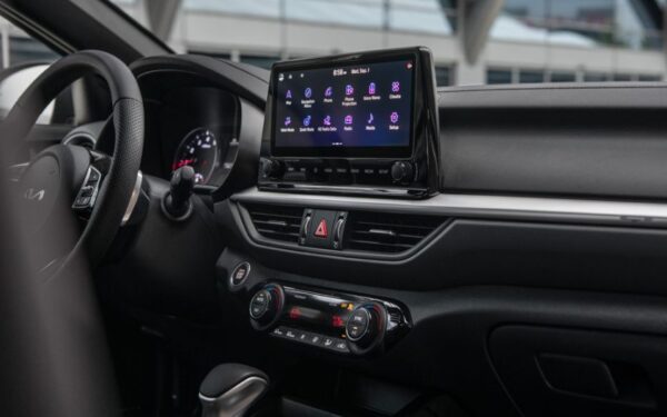 kia forte sedan 3rd generation facelift infotainment screen view