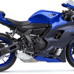 yamaha yzr7 sports motorcycle full side view