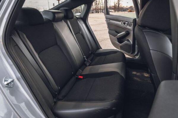 Honda Civic 11th generation rear seats view