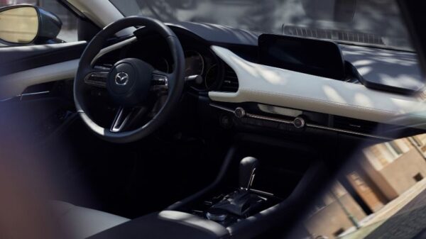 Mazda 3 Sedan 4th Generation front cabin interior view