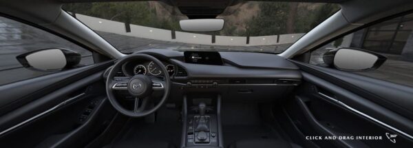 Mazda 3 Sedan 4th Generation front cabin interior view full