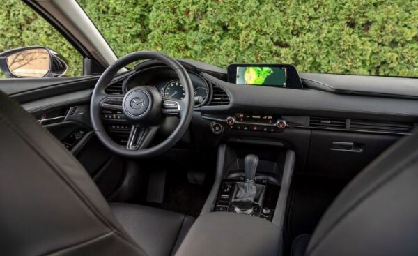 Mazda 3 hatchback 4th Generation front cabin interior view