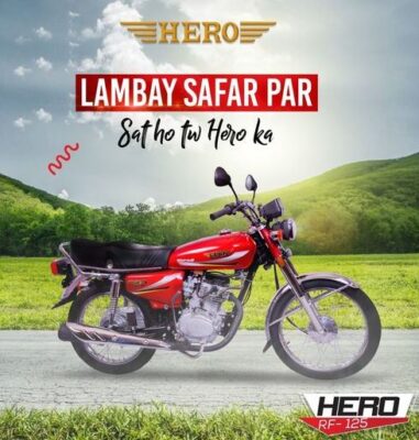 Hero RF 125 Motorcycle good looking handsome