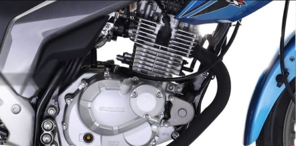 Suzuki GSX 125cc Motorcycle engine view