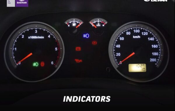 Daehan Shehzore Pickup instrument cluster