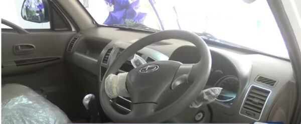 Daehan Shehzore Pickup steering wheel view