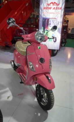 New Asia Ramza scooter 100cc pink color feature image