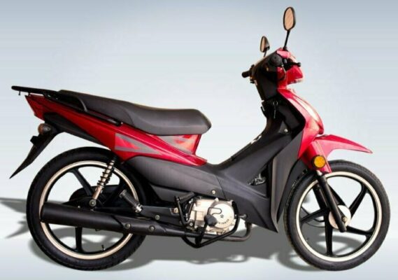 super power sp scooty 70 cc full side view
