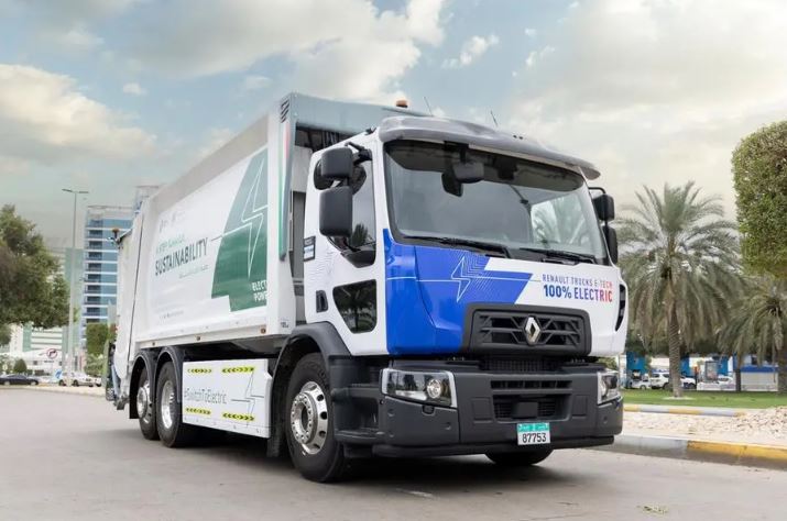 UAE Introduces Electric Waste Trucks in Pursuit of Net Zero Goals, Renault Trucks and Al Masaood Partner with Tadweer for Sustainable Waste Management