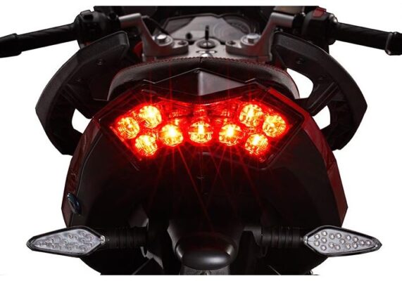 Derbi STX 150 sports bike tail light view