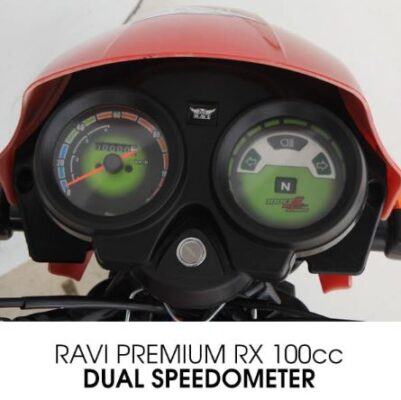 Ravi Premium RX 100cc Motorcycle instrument cluster