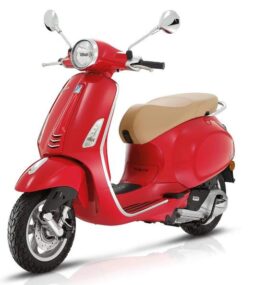 Vespa Primavera 150cc scooter red feature image