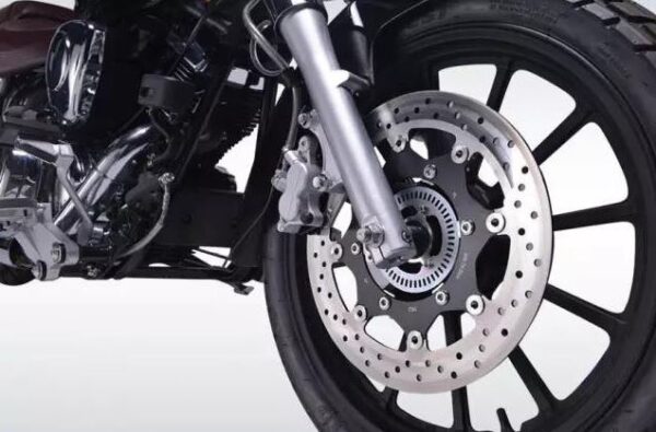 ZXMCO Monster ZX 250 D Cruiser Motorbike front wheel disc brakes