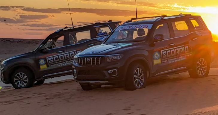 Mahindra Scorpio N SUV Conquers the Simpson Desert, Sets New Guinness World Record