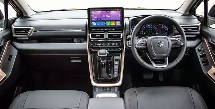 Maruti Suzuki Invicto MPV front cabin interior view
