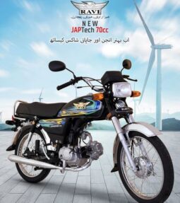 2023 RAVI Japtech 70cc Motorcycle Pakistan