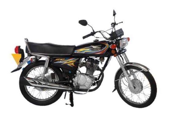 Super Power SP 125cc Motorcycle full side view