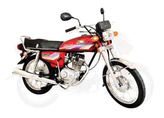 Super Power SP 125cc Motorcycle in red color