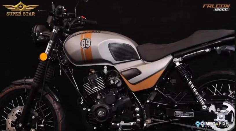 Super Star Falcon 150cc scrambler motorcycle feature image