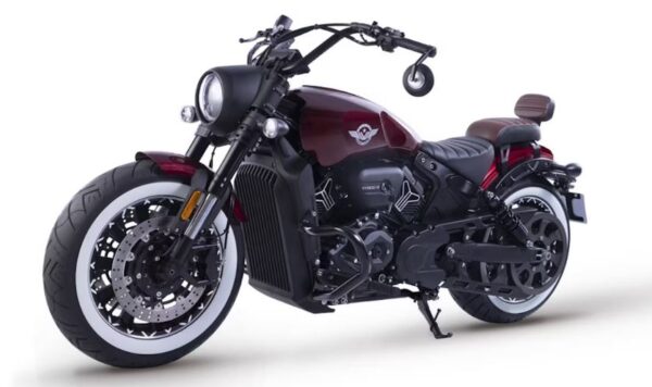 The 800cc Indian Scout Bobber Doppelgänger full view