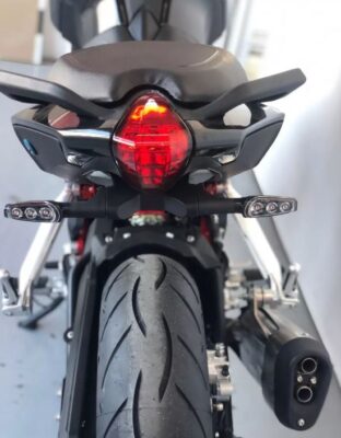 Benelli 251S Sports Motorcycle tail light view