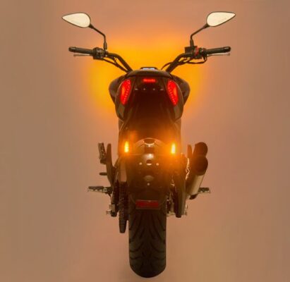 Benelli 502c Cruiser Motorcycle indicator and tail light