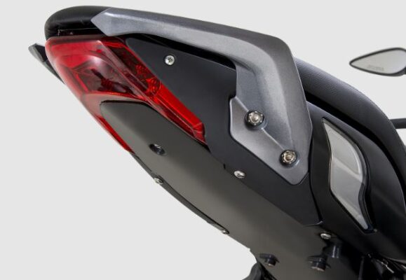 Benelli 752S Sports Motorcycle tail lamp close view