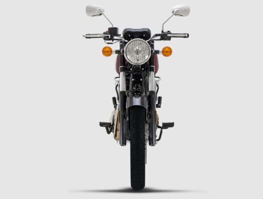 Benelli Imperiale 400 retro Cruiser Motorcyle full front view