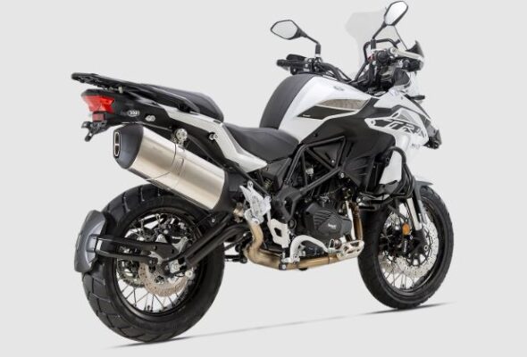 Benelli TRK 502 Tourer Sports Motorbike side and rear view