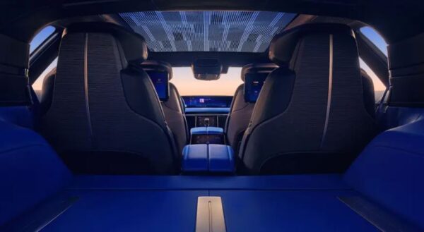 Cadillac Celestiq ultra luxury Sedan interior design view